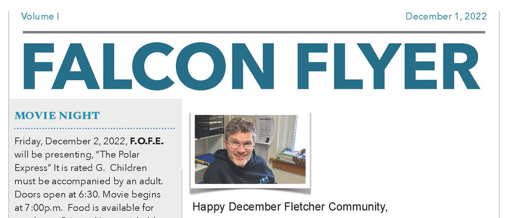Falcon Flyer - Volume 1 - December 1, 2022